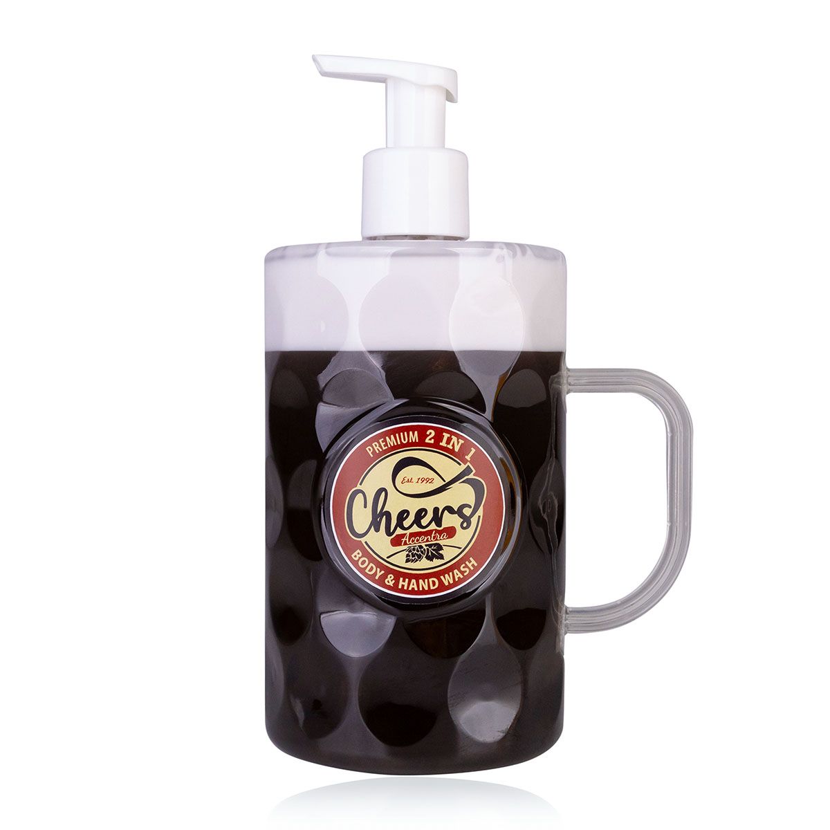 ACCENTRA 2in1 Body & Hand Wash CHEERS (schwarz wei�) 720ml