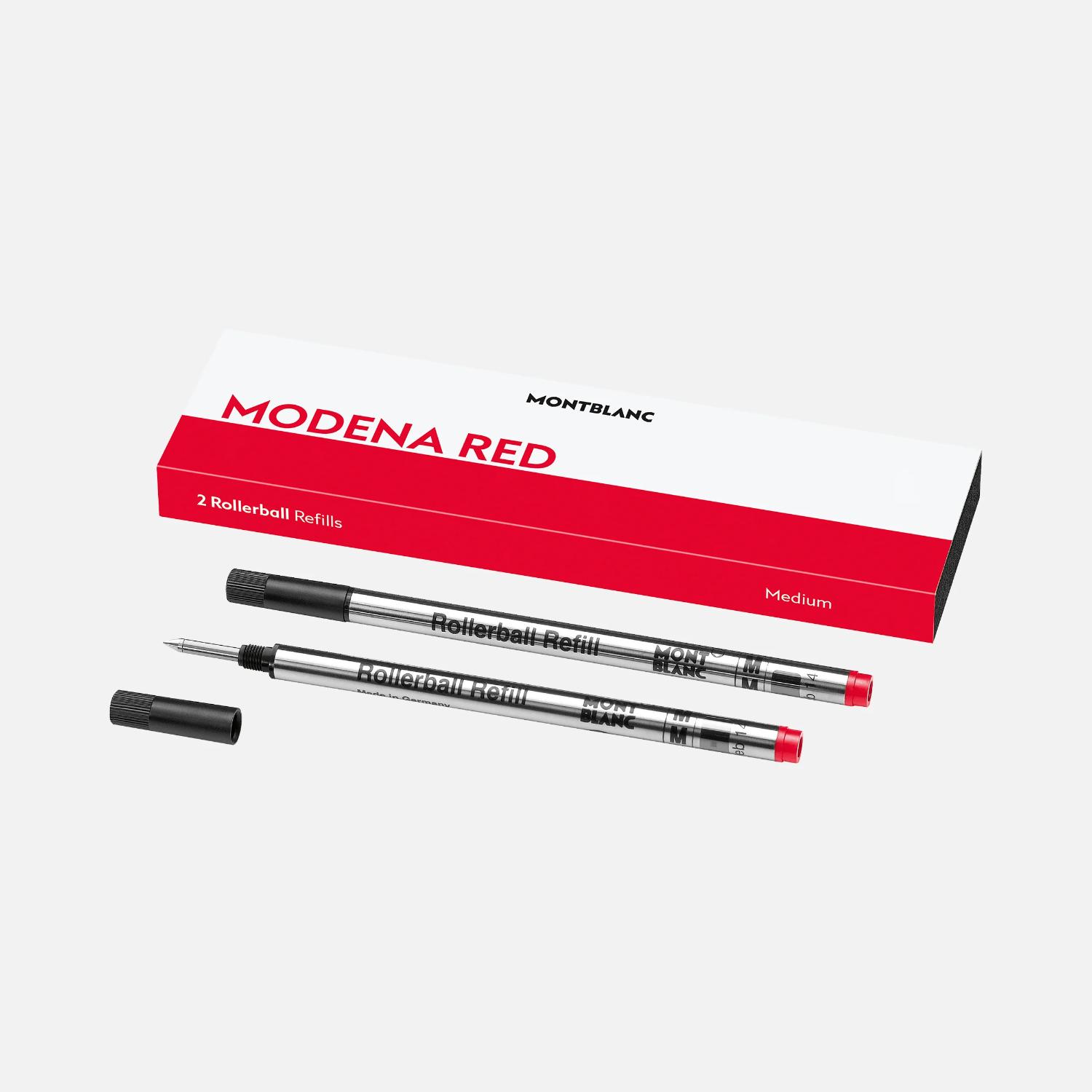 MONT BLANC Tintenrollermine M rot 128234 2er Pack