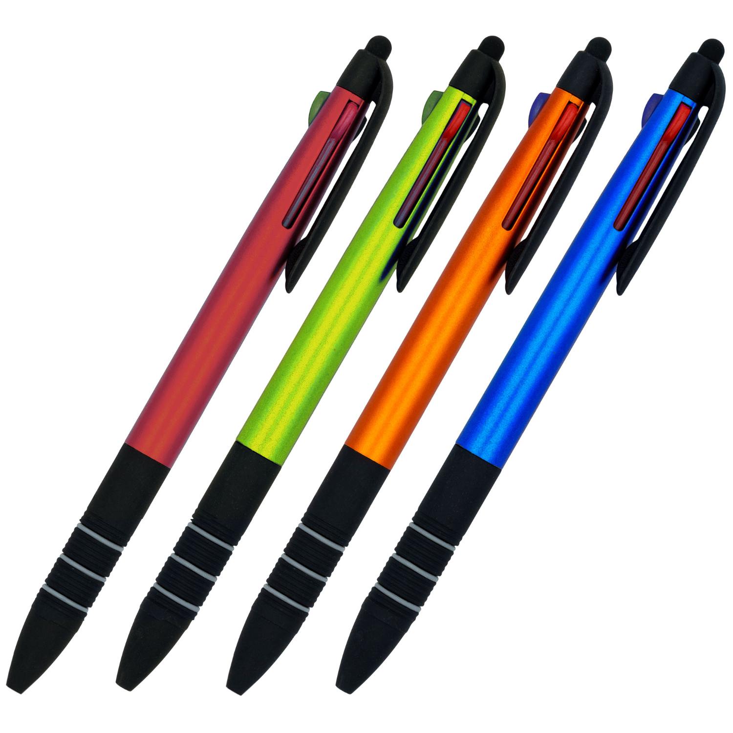Touchscreen Pen Kugelschreiber mit 3 Schreibfarben (sort...