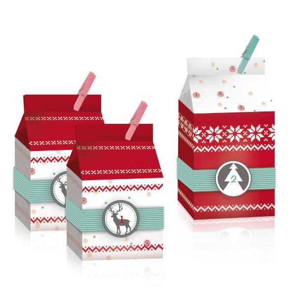 ROTH Adventskalender 24 Boxen "Nordic Bags"