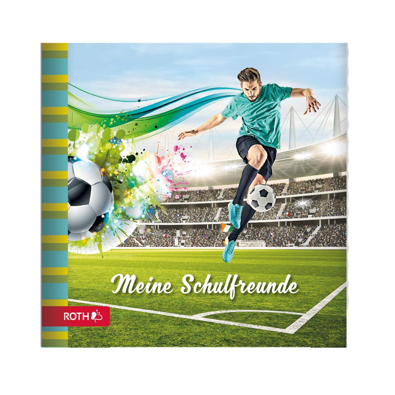 ROTH Freundebuch Fußballstar, 165 x 165 mm, 64 Seiten