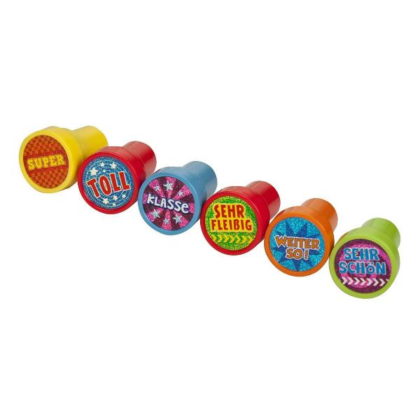 TRENDHAUS Lehrerstempel Cool Style 6er Set