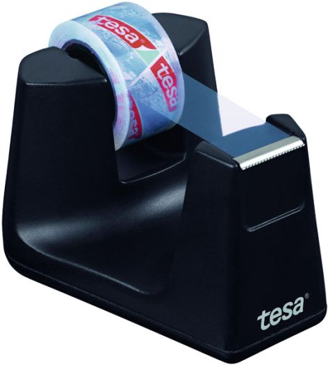 tesa Tischabroller Smart ecoLogo, bestückt schwarz Klebe...