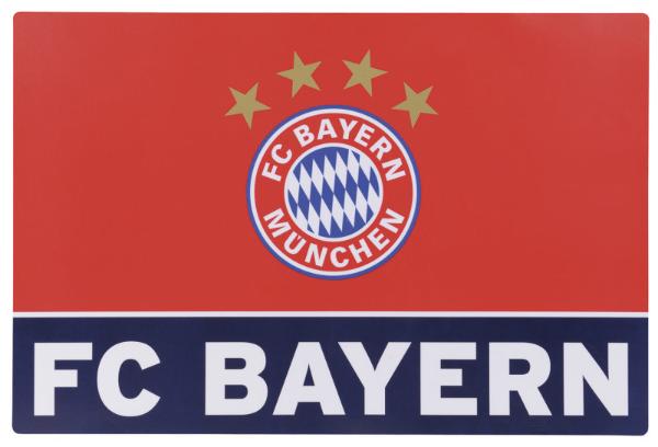 FC Bayern Mnchen Schreibunterlage 60x40cm rot/navy