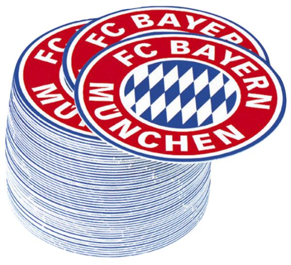 Fc Bayern München Bierdeckel Emblem 50St.