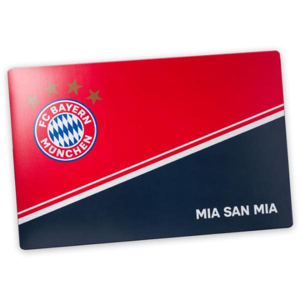 FC Bayern Mnchen Schreibunterlage Mia san mia rot/blau
