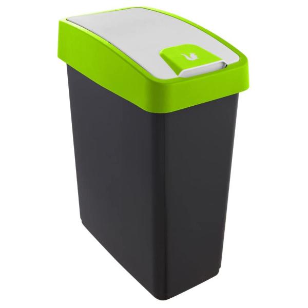 keeeper Abfallbeh�lter "magne", 25 Liter, graphite / gr�n