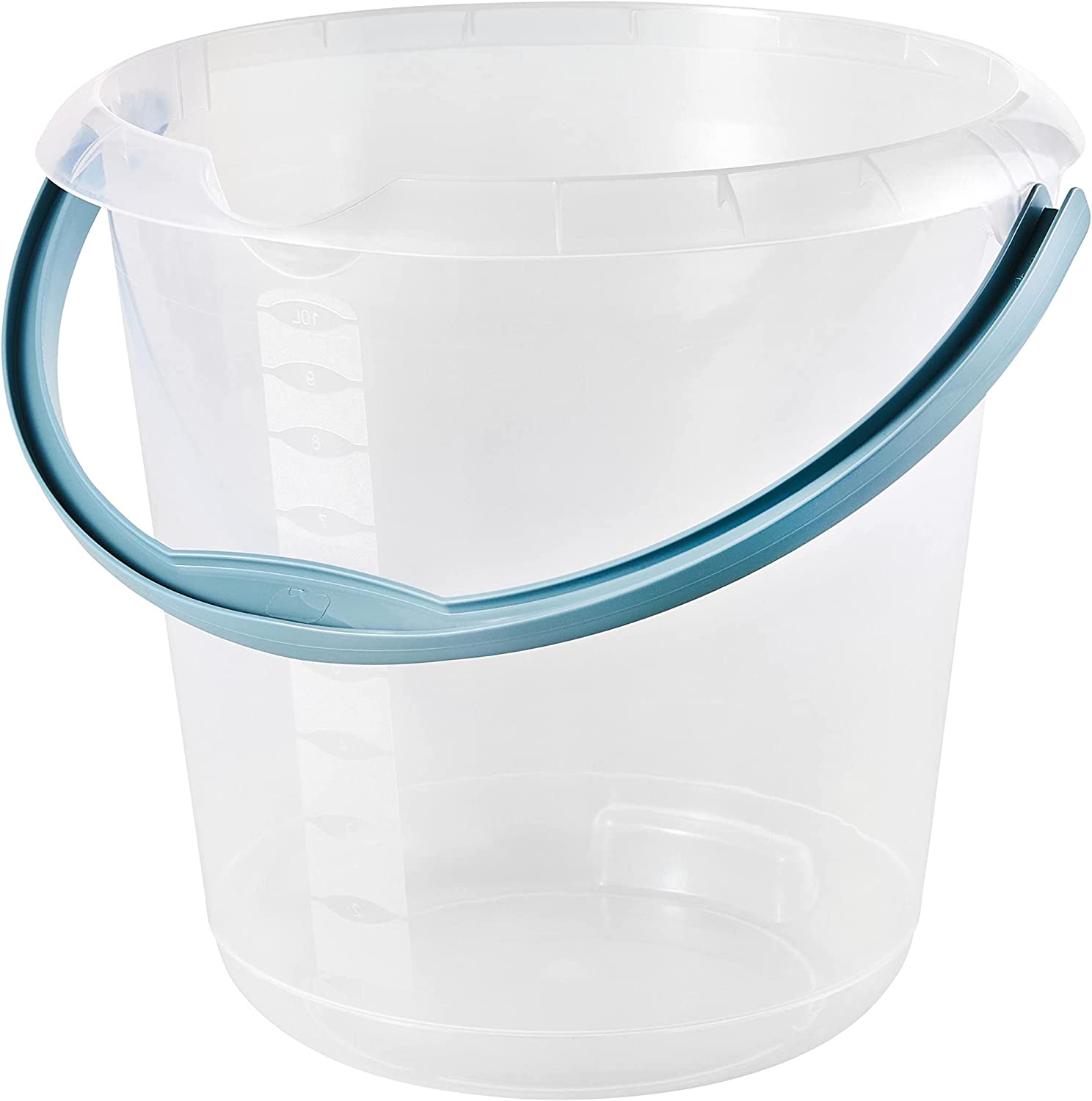 keeeper Putzeimer "mika", rund, 10 Liter, transparent