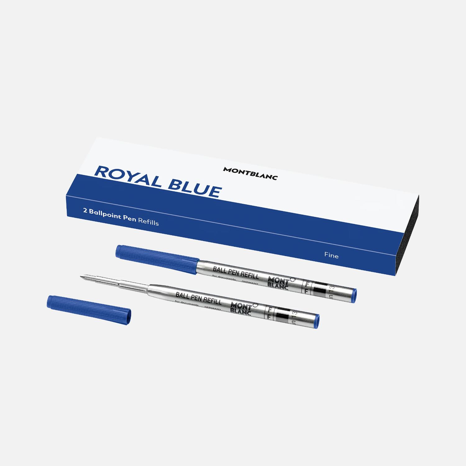 MONT BLANC Kugelschreibermine 2ST F royalblau 128213 / 1...