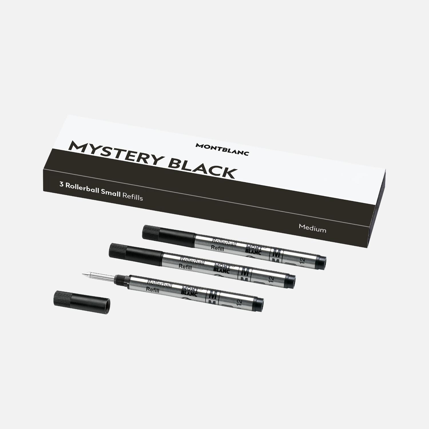 MONT BLANC Tintenrollermine 3St. small M schwarz 128240