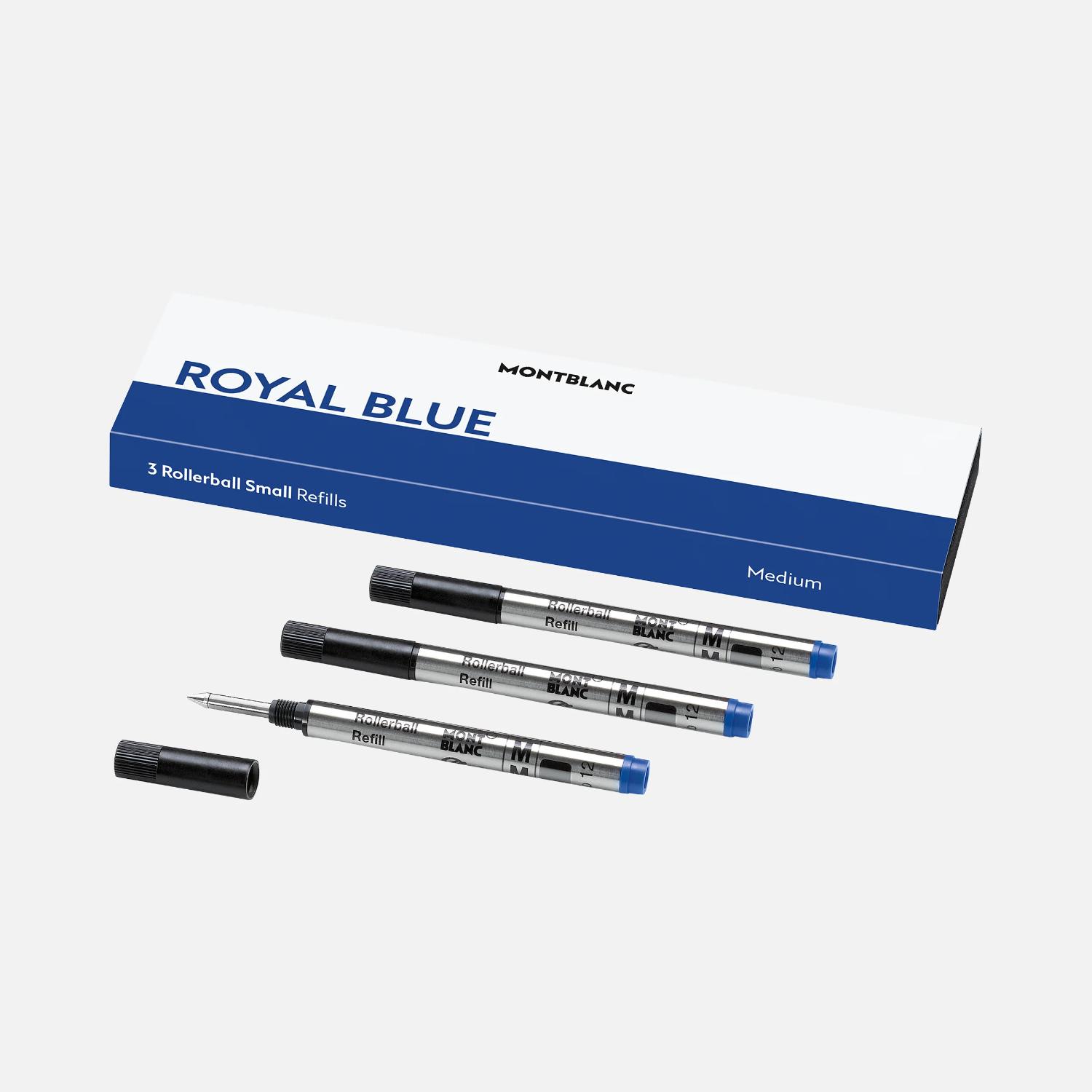 MONT BLANC Tintenrollermine 3St. small M blau 128241 124505