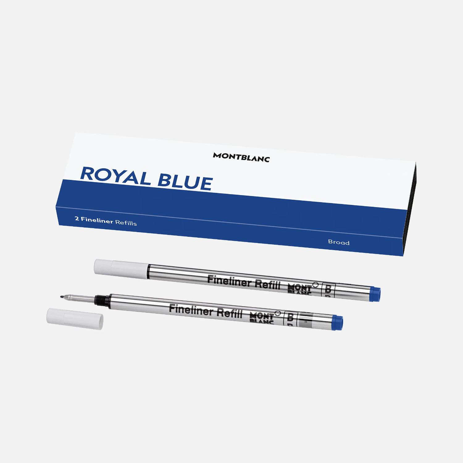 MONT BLANC Feinlinermine B 2ST royal blau - 128249