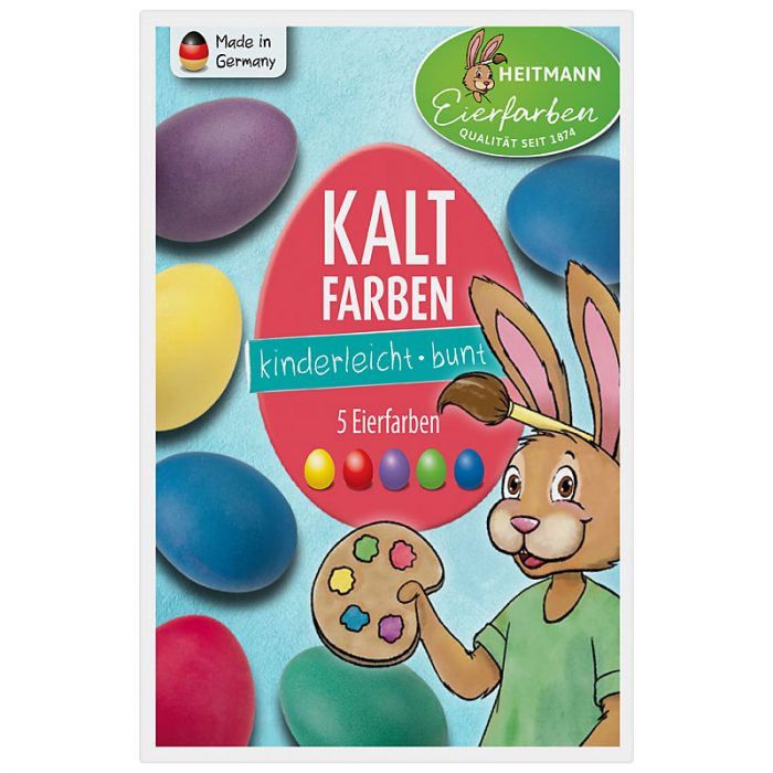 Heitmann Eierfarbe 5 St�ck Kaltfarben 1007796