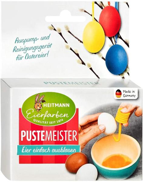 HEITMANN Ostereier-Ausblasger�t "Pustemeister", 3-teilig...