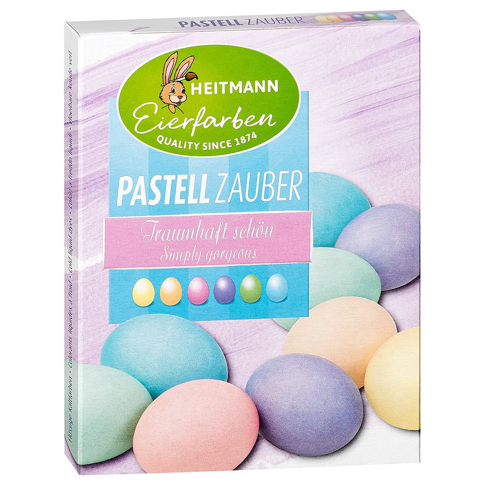Heitmann Pastell Zauber 6 Eierfarben f�r Ostereier