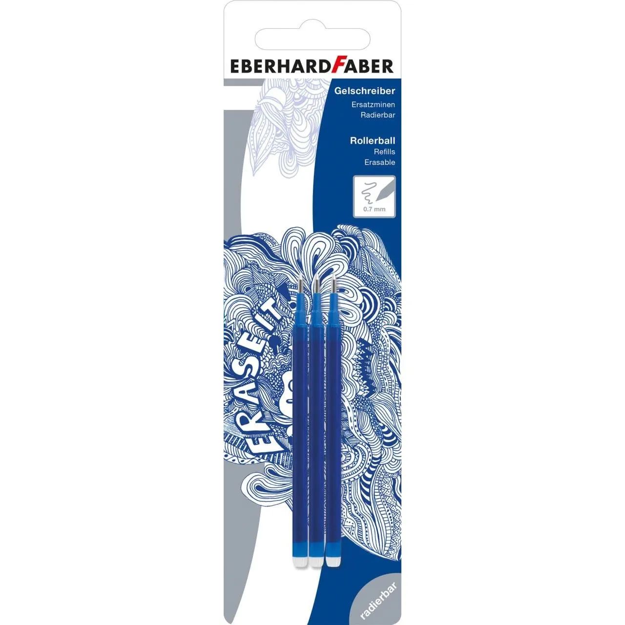 Eberhard Faber Refill 3er Set Gelschreiber Minen Erase i...