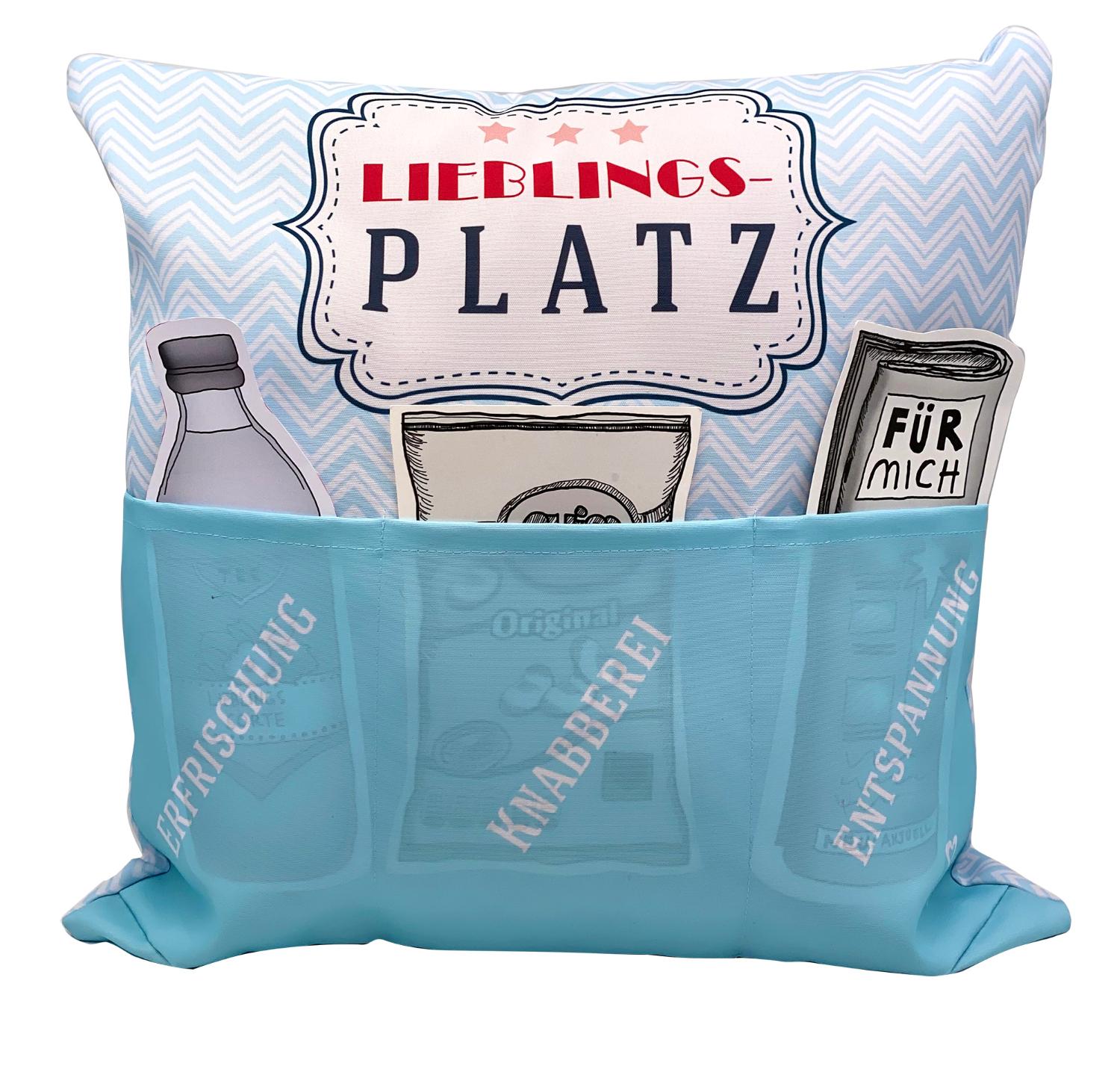 Outdoor Kissen Sofahelden Lieblingsplatz mit Taschen und...