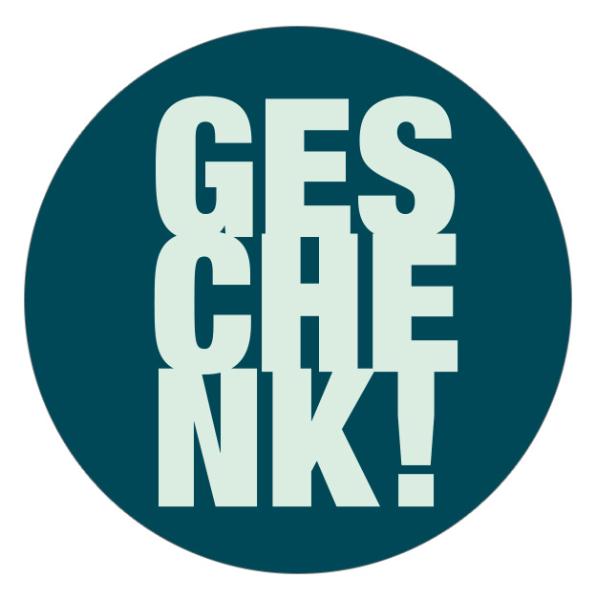 24x Sticker Geschenk (Motiv 3) 4cm Geschenk Aufkleber ru...