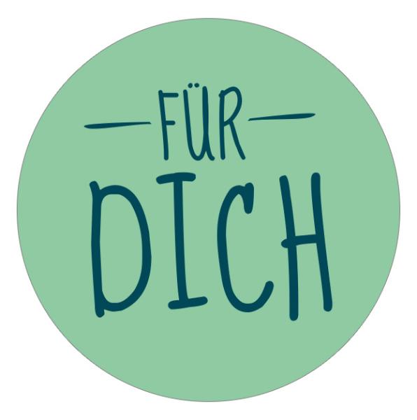 24x Sticker F�r Dich (Motiv 9) 4cm Geschenk Aufkleber ru...