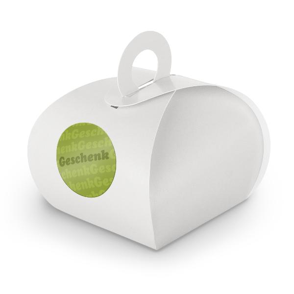 SET Geschenk (Motiv4) 24xGeschenkschachtel mit Griff wei...