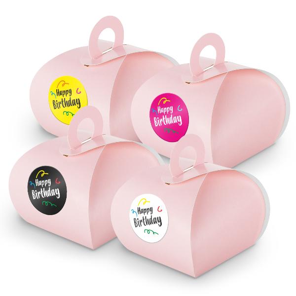 SET Happy Birthday Mix (Motiv39) 24x Geschenkschachtel m...