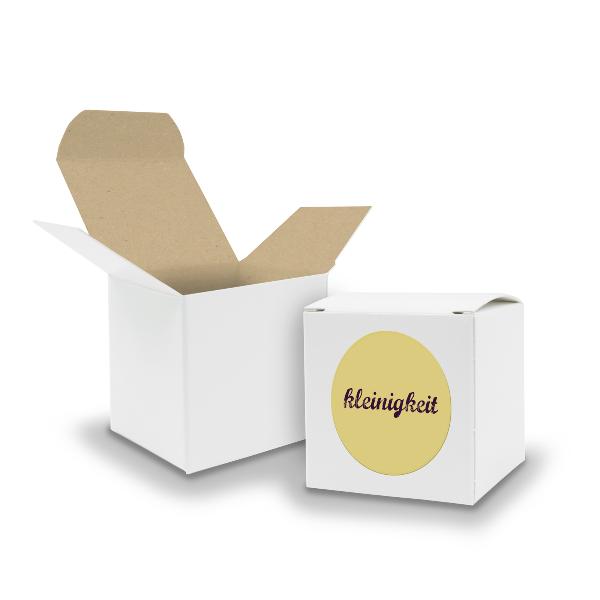 SET Kleinigkeit (Motiv15) 24x Faltschachtel W�rfel 6,5cm...
