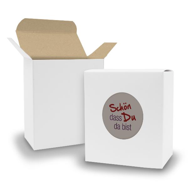 SET Sch�n dass Du da bist (Motiv6) 24xFaltschachtel Quad...