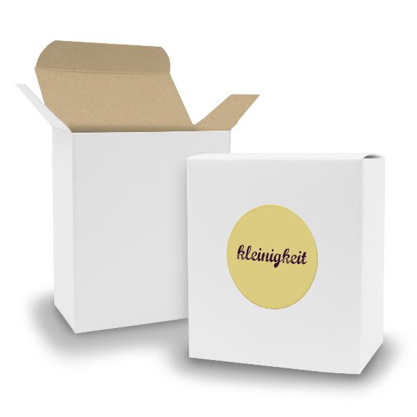 SET Kleinigkeit (Motiv15) 24x Faltschachtel Quader wei� ...