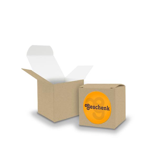 SET Geschenk (Motiv5) 24xFaltschachtel W�rfel 5cm BRAUN ...