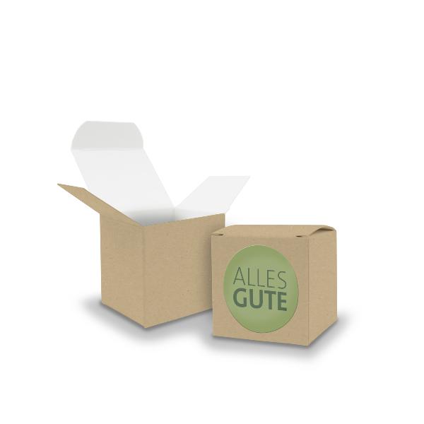 SET Alles GUTE (Motiv20) 24x Faltschachtel W�rfel 5cm BR...