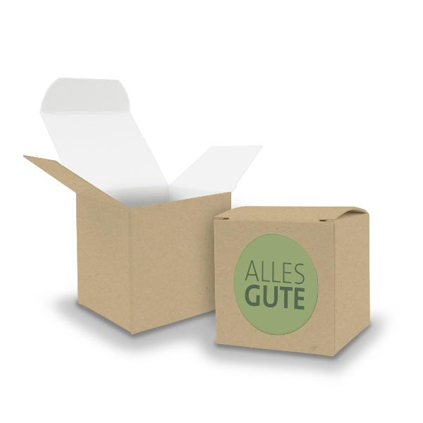 SET Alles GUTE (Motiv20) 24x Faltschachtel W�rfel 6,5cm ...
