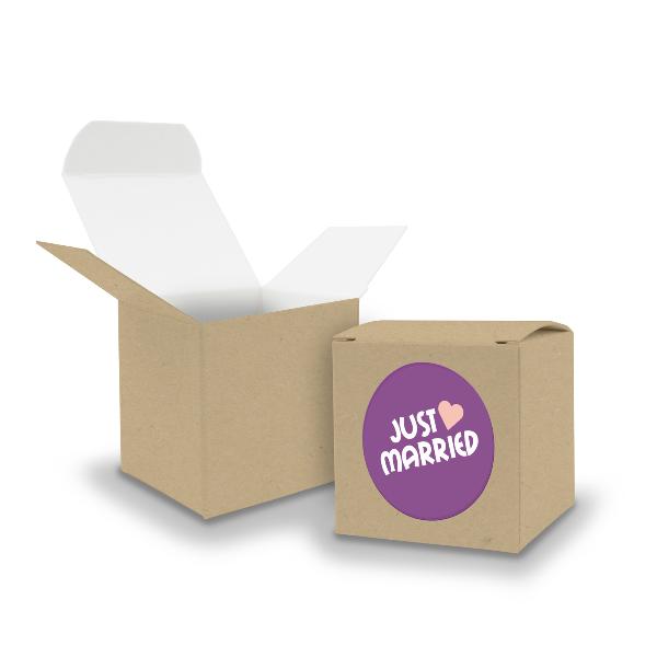 SET JustMarried (Motiv43) 24x Faltschachtel W�rfel 6,5cm...