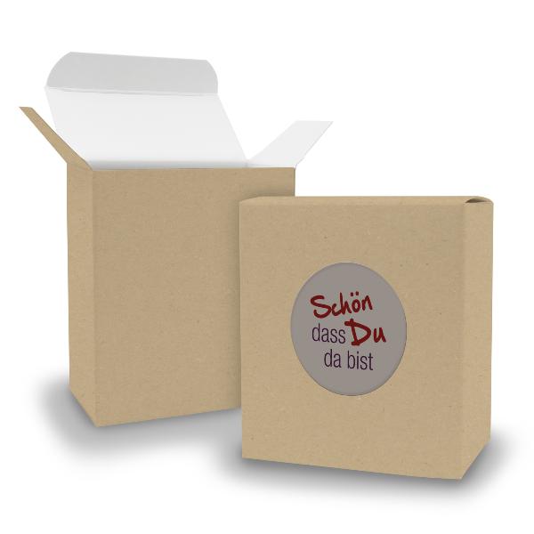 SET Sch�n dass Du da bist (Motiv6) 24xFaltschachtel Quad...