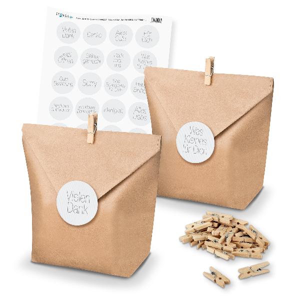 itenga SET Geschenkt�ten Spr�che Schlicht Hell (Motiv 69...