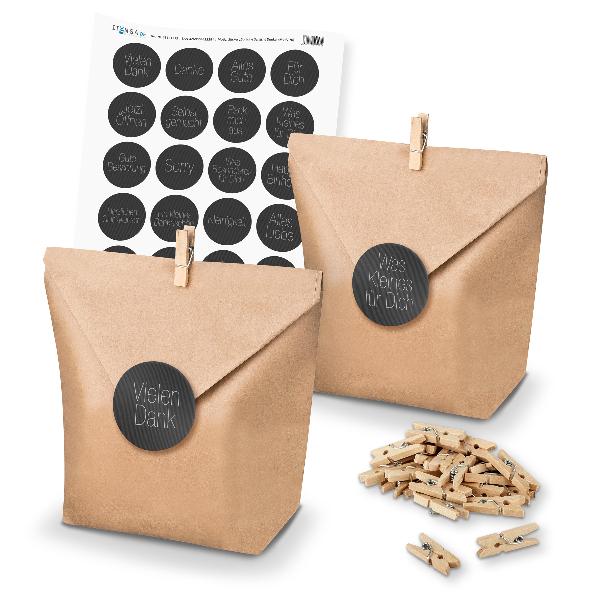 itenga SET Geschenkt�ten Spr�che Schlicht Dunkel (Motiv ...