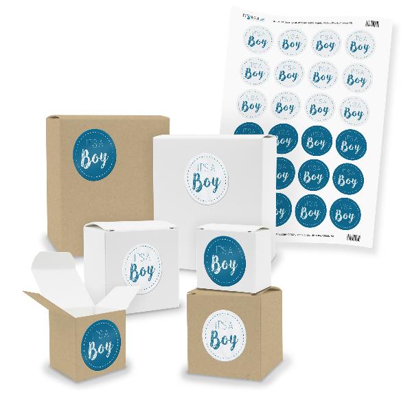 itenga SET It s a Boy (Motiv 76 V03) 24x kleine Geschenk...