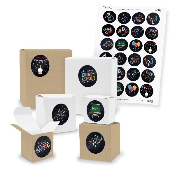 itenga SET Schulanfang (Motiv 88 V03) 24x kleine Geschen...
