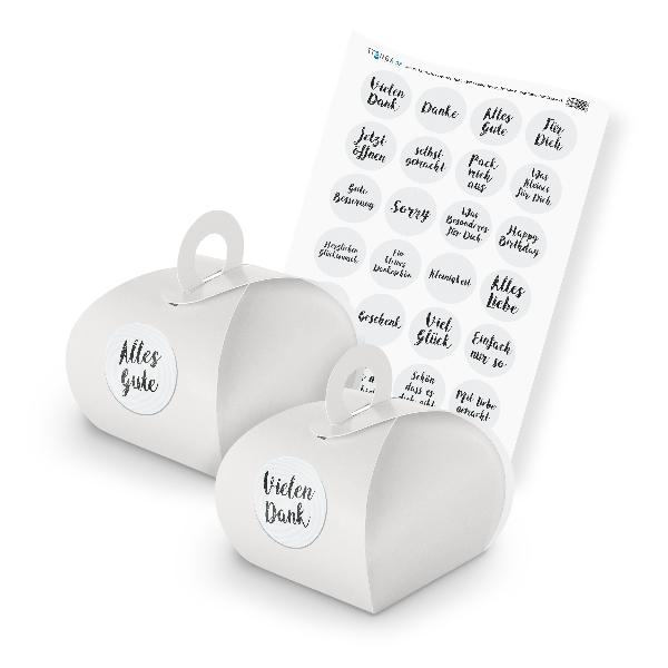 itenga SET Spr�che Vintage Papier Hell unlackiert (Motiv...