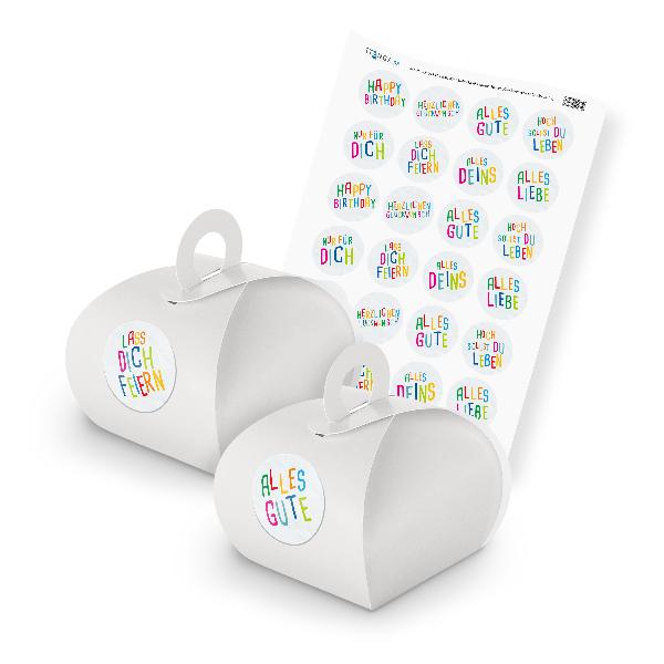 itenga SET Gl�ckw�nsche Kids (Motiv 77) 24x Geschenkscha...
