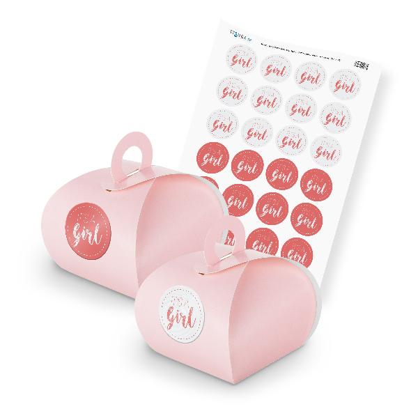 itenga SET It s a Girl (Motiv 75) 24x Geschenkschachtel ...