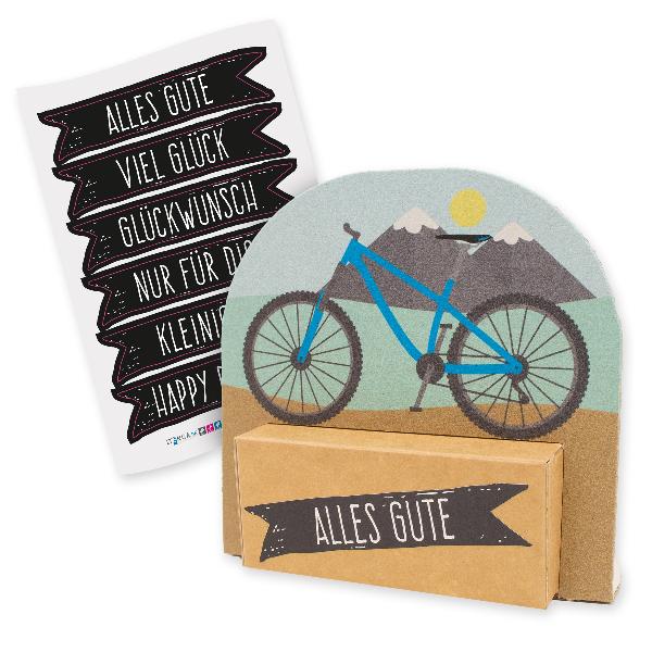 itenga Geldgeschenkverpackung Fahrrad Mountainbike moder...