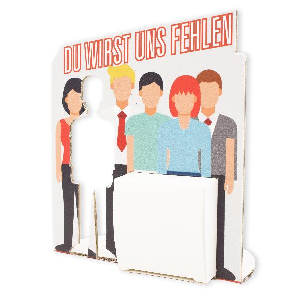 itenga Geldgeschenkverpackung Du wirst uns fehlen Abschied