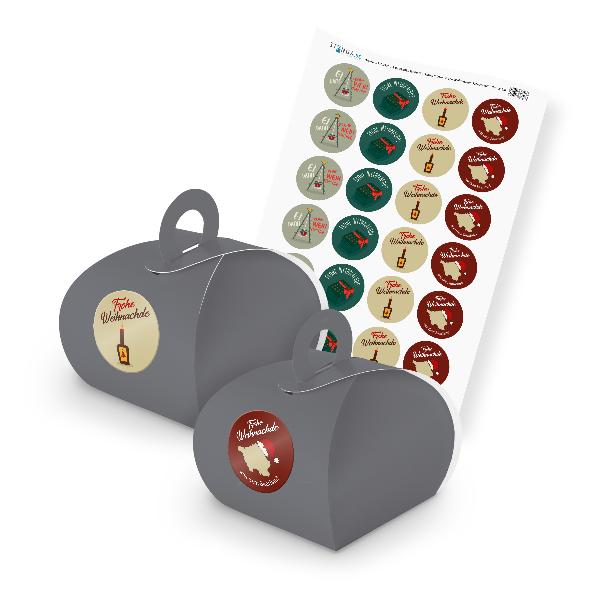 itenga SET Frohe Weihnachten Saarl�ndisch (Motiv 53) 24x...