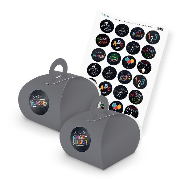 itenga SET Schulanfang (Motiv 88) 24x Geschenkschachtel ...