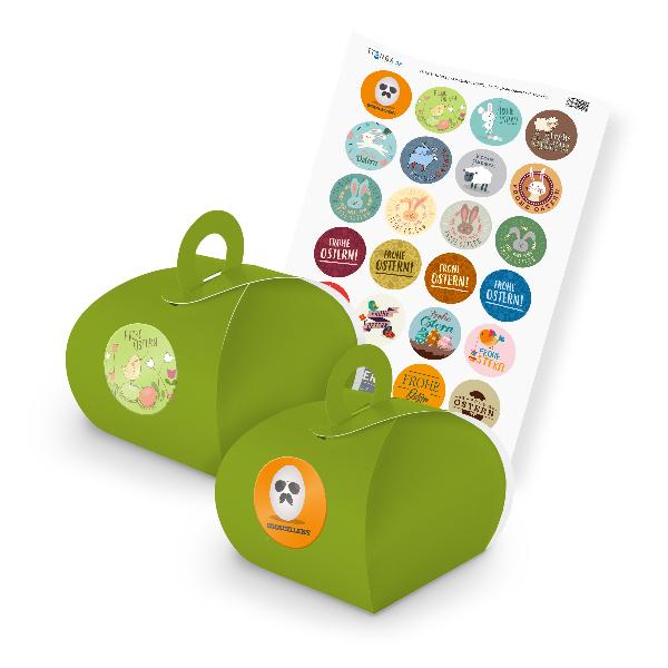 itenga SET Ostern Mix (Motiv 58) 24x Geschenkschachtel m...