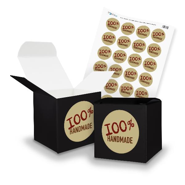 itenga SET 100% Handmade (Motiv 12) 24x W�rfel 6,5cm sch...