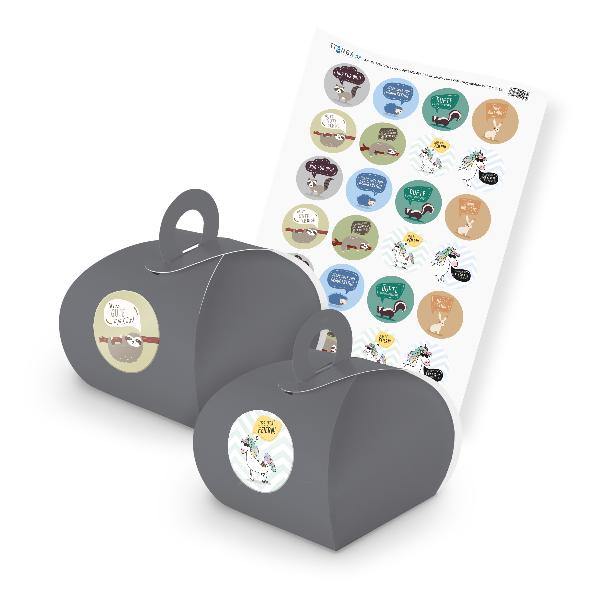 itenga SET Tiere Geburtstagsspr�che Mix (Motiv 85) 24x G...