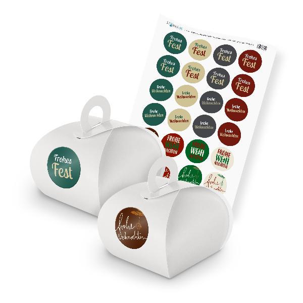 itenga SET Frohe Weihachten Mix (Motiv 51) 24x Geschenk...