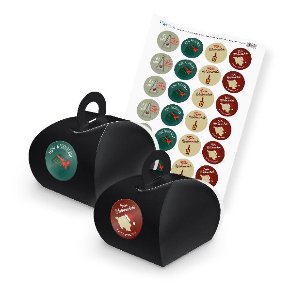 itenga SET Frohe Weihnachten Saarl�ndisch (Motiv 53) 24x...