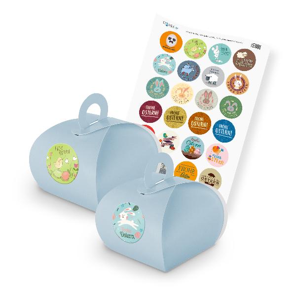 itenga SET Ostern Mix (Motiv 58) 24x Geschenkschachtel m...